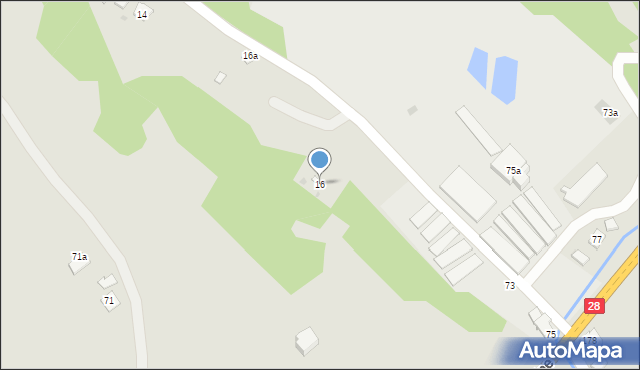 Biecz, Przedmieście Górne, 16, mapa Biecz