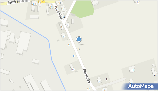 Bielsko, Prusimska, 5d, mapa Bielsko