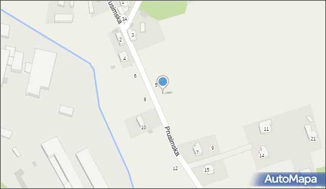 Bielsko, Prusimska, 5f, mapa Bielsko