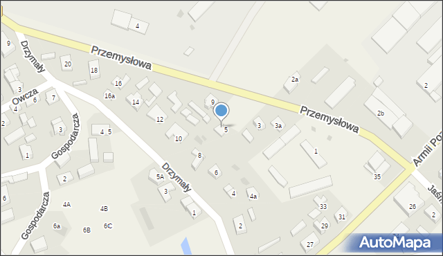 Bielsko, Przemysłowa, 7, mapa Bielsko