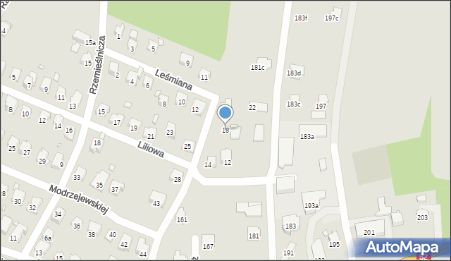 Bielsko-Biała, Przybyszewskiego Stanisława, 18, mapa Bielsko-Białej