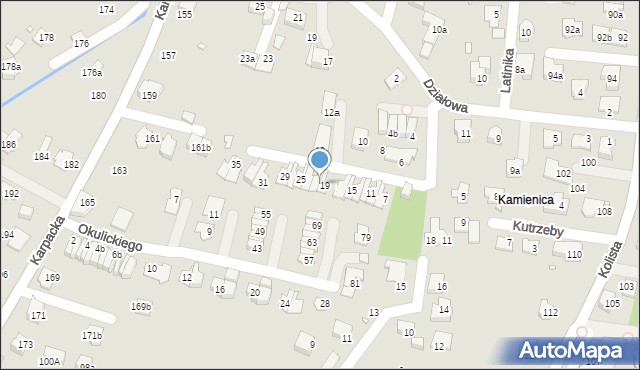 Bielsko-Biała, Przeździeckiego Wacława, gen., 21, mapa Bielsko-Białej