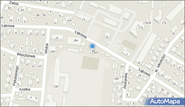 Biłgoraj, Przemysłowa, 25b, mapa Biłgoraj