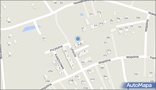 Biłgoraj, Przyjazna, 3, mapa Biłgoraj