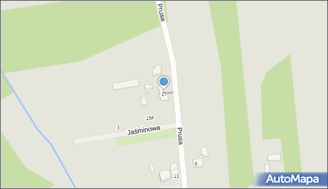 Blachownia, Prusa Bolesława, 17, mapa Blachownia