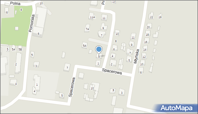 Błaszki, Projektowana, 3, mapa Błaszki