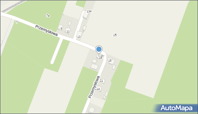 Blok Dobryszyce, Przemysłowa, 76, mapa Blok Dobryszyce