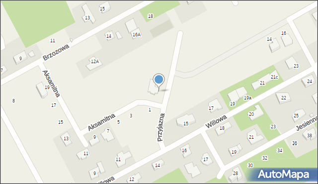 Bobrowiec, Przyjazna, 47, mapa Bobrowiec