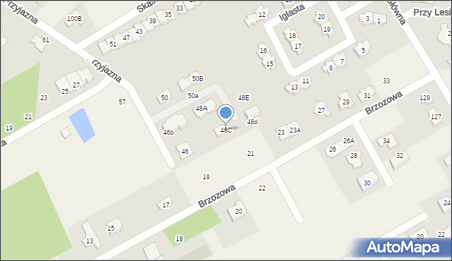 Bobrowiec, Przyjazna, 48C, mapa Bobrowiec