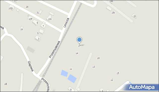 Boguchwała, Przemysłowa, 17, mapa Boguchwała