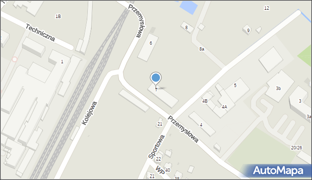 Boguchwała, Przemysłowa, 7, mapa Boguchwała