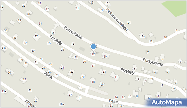 Boguchwała, Przybyły Józefa, ks., 12, mapa Boguchwała