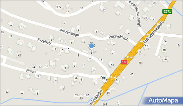 Boguchwała, Przybyły Józefa, ks., 4, mapa Boguchwała