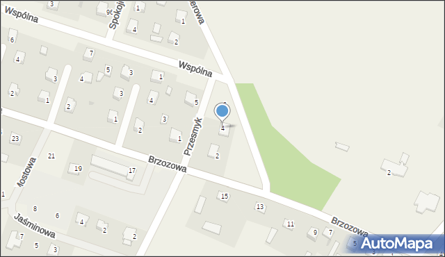 Bożewo, Przesmyk, 4, mapa Bożewo