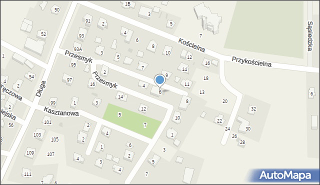Bramki, Przesmyk, 6, mapa Bramki