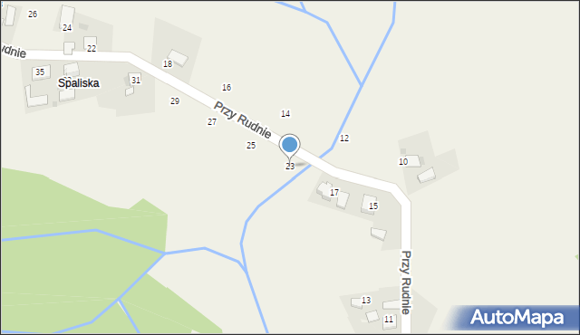 Brodła, Przy Rudnie, 23, mapa Brodła