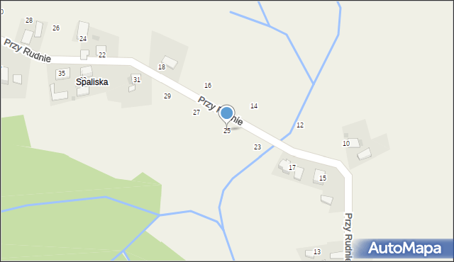 Brodła, Przy Rudnie, 25, mapa Brodła