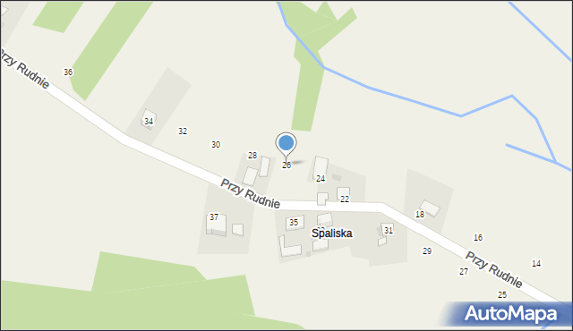 Brodła, Przy Rudnie, 26, mapa Brodła