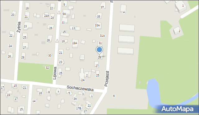 Brwinów, Przejazd, 29, mapa Brwinów