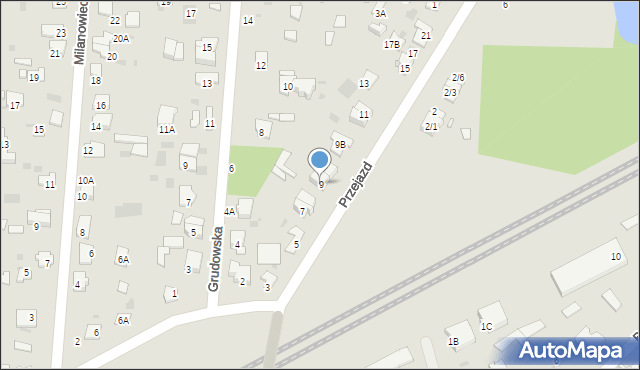 Brwinów, Przejazd, 9, mapa Brwinów