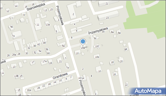 Brzesko, Przemysłowa, 10a, mapa Brzesko