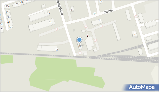 Brzesko, Przemysłowa, 18, mapa Brzesko