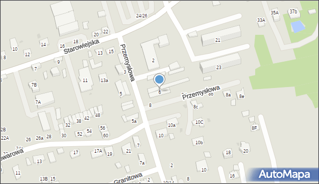 Brzesko, Przemysłowa, 6, mapa Brzesko