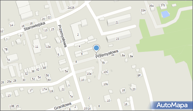 Brzesko, Przemysłowa, 8d, mapa Brzesko