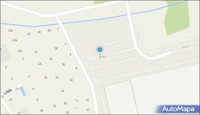 Brzozówka, Przemysłowa, 1, mapa Brzozówka