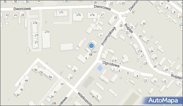 Budzyń, Przemysłowa, 8a, mapa Budzyń
