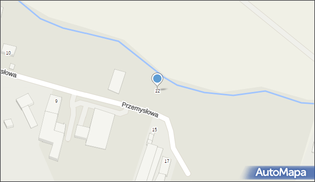 Buk, Przemysłowa, 12, mapa Buk