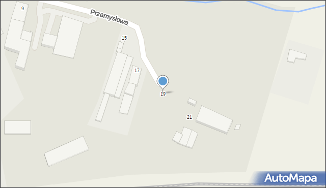 Buk, Przemysłowa, 19, mapa Buk