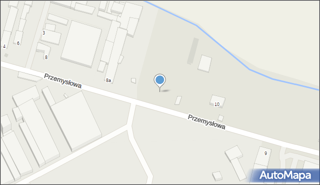 Buk, Przemysłowa, 8b, mapa Buk