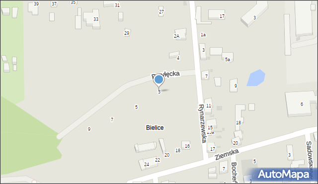 Bydgoszcz, Przyłęcka, 3, mapa Bydgoszczy