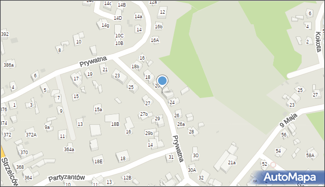 Bytom, Prywatna, 22, mapa Bytomia