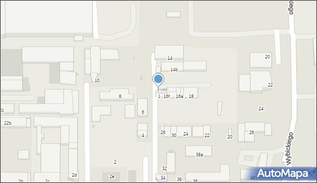 Bytów, Przemysłowa, 16k, mapa Bytów