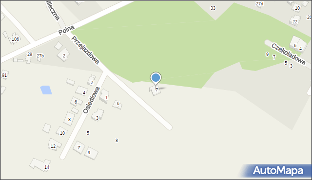 Cegielnia, Przejazdowa, 7, mapa Cegielnia