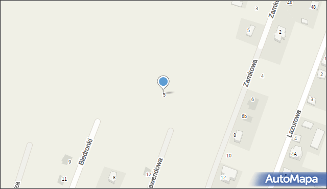 Cekanowo, Promienna, 5, mapa Cekanowo