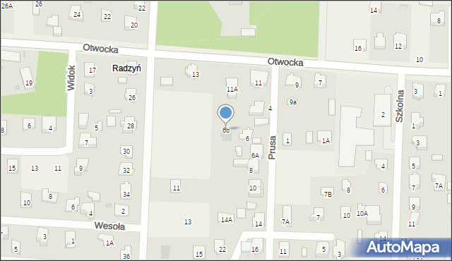 Celestynów, Prusa Bolesława, 6b, mapa Celestynów