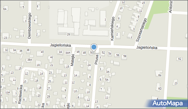 Chełm, Prusa Bolesława, 2, mapa Chełma