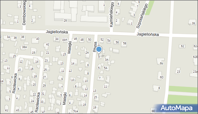 Chełm, Prusa Bolesława, 3, mapa Chełma