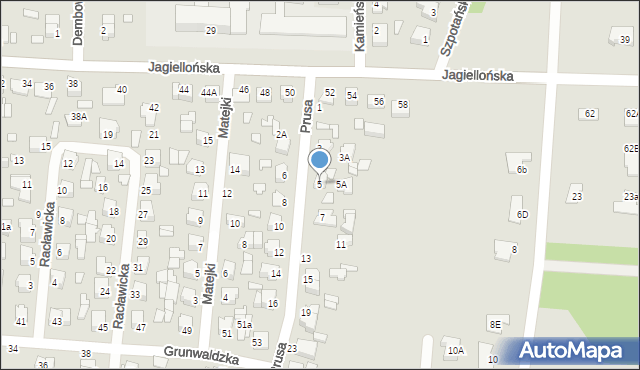 Chełm, Prusa Bolesława, 5, mapa Chełma