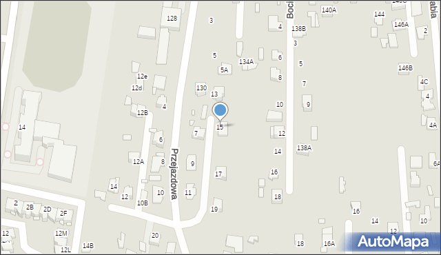 Chełm, Przejazdowa, 15, mapa Chełma