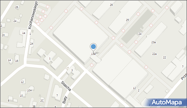 Chełmek, Przemysłowa, 13a, mapa Chełmek