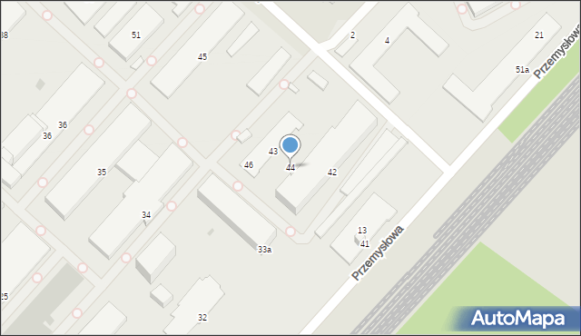 Chełmek, Przemysłowa, 44, mapa Chełmek