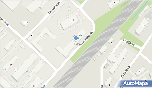 Chełmek, Przemysłowa, 51a, mapa Chełmek