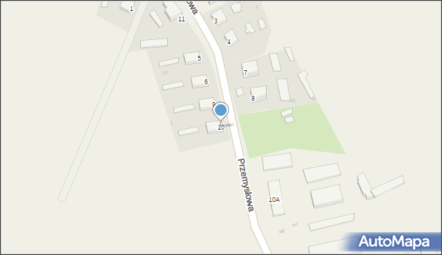 Chotków, Przemysłowa, 10, mapa Chotków