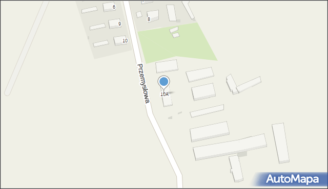 Chotków, Przemysłowa, 10A, mapa Chotków