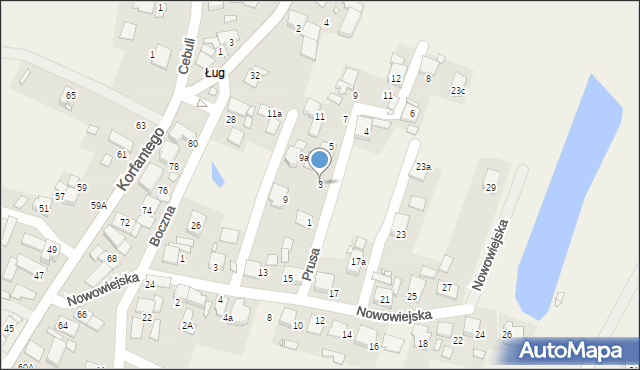 Chróścice, Prusa, 3, mapa Chróścice