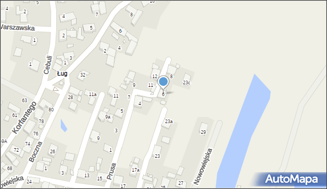 Chróścice, Prusa, 6, mapa Chróścice